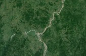 Río Cauca en Antioquía (Colombia). GoogleMaps